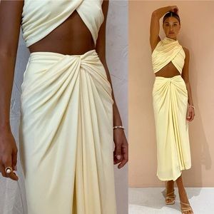 Significant Other | Liana Skirt in Butter Size: US 2